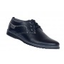 Pantofi barbati sport casual din piele naturala Ten Negru TENSN